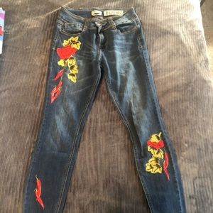 Embroidered Jeans